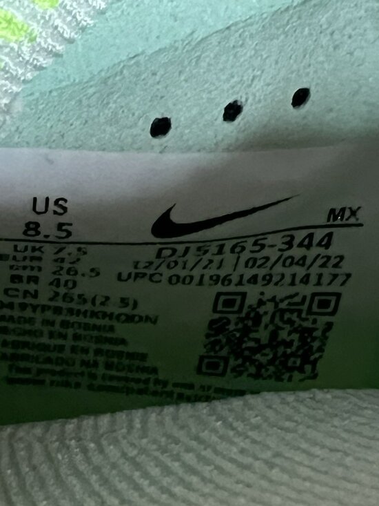 Nike Zoom Mercurial Superfly 9 Elite FG Bonded Soccer Cleats DJ4977-344 Size 8.5 main image 6